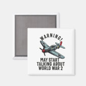 Warnung kann beginnen, über WW2 Weltkrieg 2 Hi zu Magnet (Vorderseite/Rückseite)