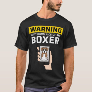 Warnung Kann Bilder Von Meinem Boerhund Mädchen Ze T-Shirt