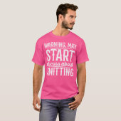 Warnung kann die Diskussion über das Knittern begi T-Shirt (Vorne ganz)