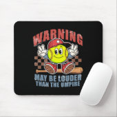 Warnung kann lauter sein als der Schiedsrichter Ga Mousepad (Mit Mouse)
