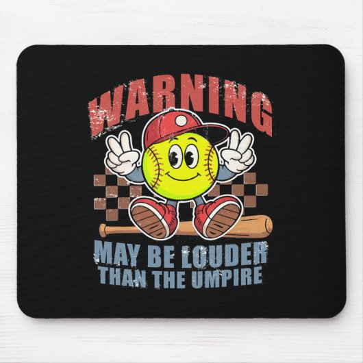 Warnung kann lauter sein als der Schiedsrichter Ga Mousepad (Vorne)