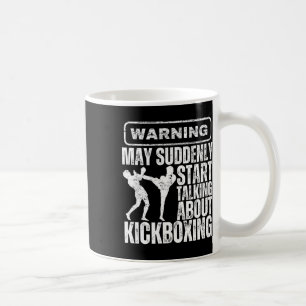 Warnung Kann Plötzlich Anfangen Über Kickboxen Zu Kaffeetasse