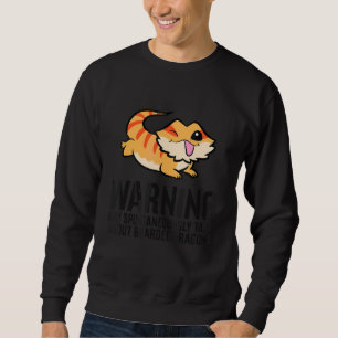 Warnung kann spontan über bärtigen Drago sprechen Sweatshirt