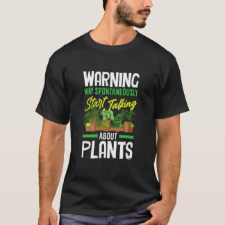 Warnung Kann Spontan Über Pläne Zu Sprechen Beginn T-Shirt