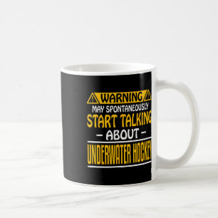Warnung Kann Spontan Über Unterwasser Anfangen Zu  Kaffeetasse
