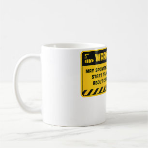 Warnung Kann Spontan Über Zigarren Zu Reden Beginn Kaffeetasse