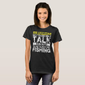 Warnung kann über das Fischen von False Albacore s T-Shirt (Vorne ganz)