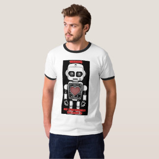Warnung: Kann über KI sprechen Männer-Ringert-Shir T-Shirt