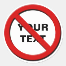 Warnung Kein Symbol Kleine benutzerdefinierte Aufk