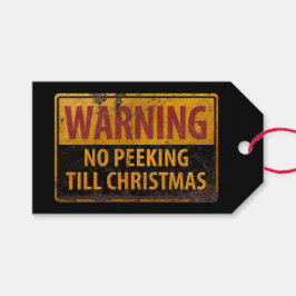 Warnung: Keine Pausen bis Weihnachten nicht unters Geschenkanhänger