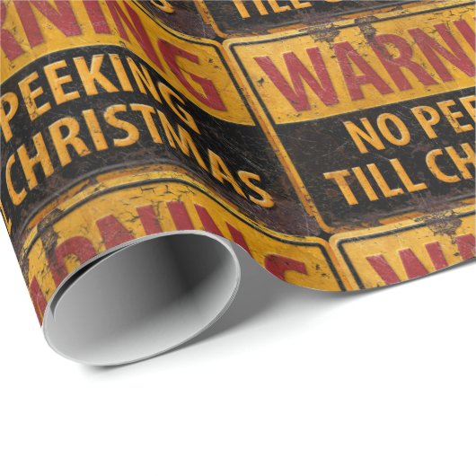 Warnung: Keine Pausen bis Weihnachten nicht unters Geschenkpapier (Rolleneckpunkt)