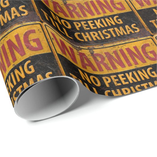 Warnung: Keine Pausen bis Weihnachten nicht unters Geschenkpapier (Rolleneckpunkt)