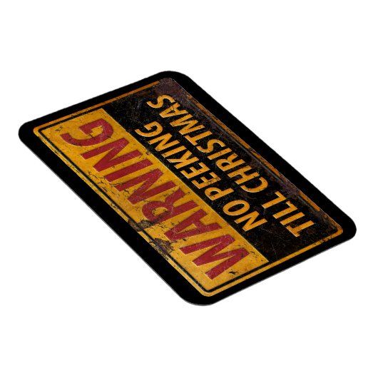 Warnung: Keine Pausen bis Weihnachten nicht unters Magnet (Rechte Seite)