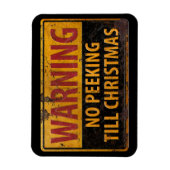 Warnung: Keine Pausen bis Weihnachten nicht unters Magnet (Vertikal)