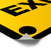 Warnung ~ Kinder werden verkauft ~ Warnmeldung Poster (Ecke)