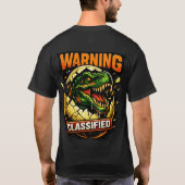 'WARNUNG KLASSIFIZIERT' T-Shirt (Rückseite)
