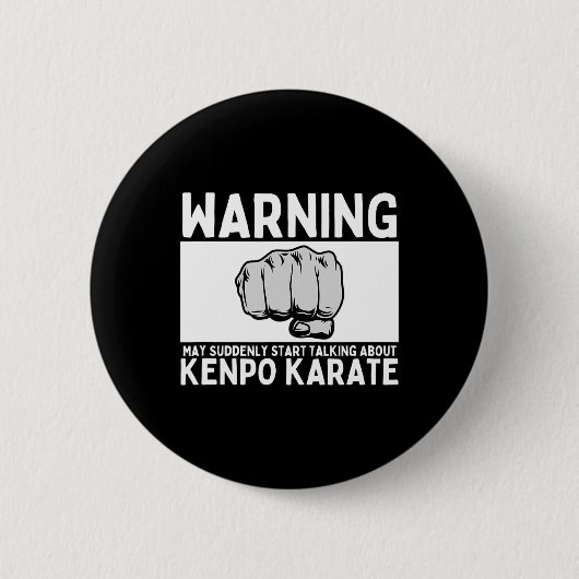 Warnung könnte plötzlich anfangen, über Kenpo Kar Button (Vorderseite)