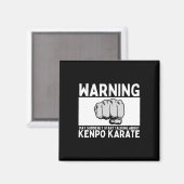 Warnung könnte plötzlich anfangen, über Kenpo Kar Magnet (Vorderseite/Rückseite)