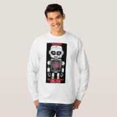 Warnung: Könnte über KI sprechen Männer Weiße Lang T-Shirt (Vorne ganz)