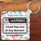 Warnung! könnten schlüsselanhänger (Rückseite)