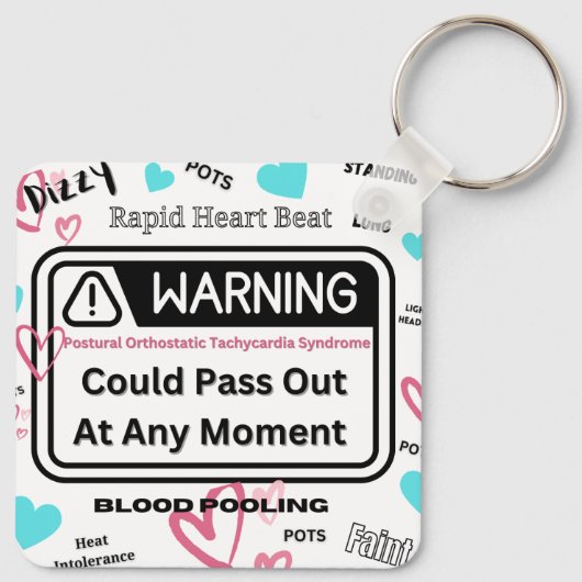 Warnung! könnten schlüsselanhänger (Rückseite)