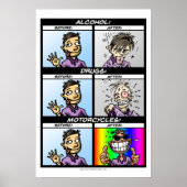 Warnung: Krafträder sind süchtig (aber wert) Poster (Vorne)