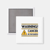 Warnung! Krebszerstörung im Gange, Krebs im Bewuss Magnet (Vorderseite/Rückseite)