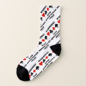 Warnung! Langsamer Bridge-Player mit vier Karten-A Socken (Links - Außen)