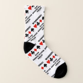 Warnung! Langsamer Bridge-Player mit vier Karten-A Socken (Links - Innen)