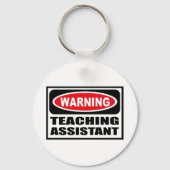 Warnung: LEHRERIN Schlüsselanhänger (Vorderseite)
