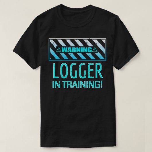 Warnung Logger in Training! T-Shirt (Design vorne)