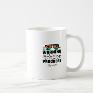 Warnung Mädchen-Trip im Gange Urlaub Kasachstan Kaffeetasse