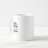Warnung Mädchen-Trip in Bearbeitung Urlaub Botswan Kaffeetasse (Vorderseite Links)