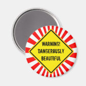 Warnung! Magnet (Vorderseite/Rückseite)