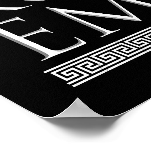 Warnung - Mai beginnen, über das Römische Reich zu Poster (Ecke)