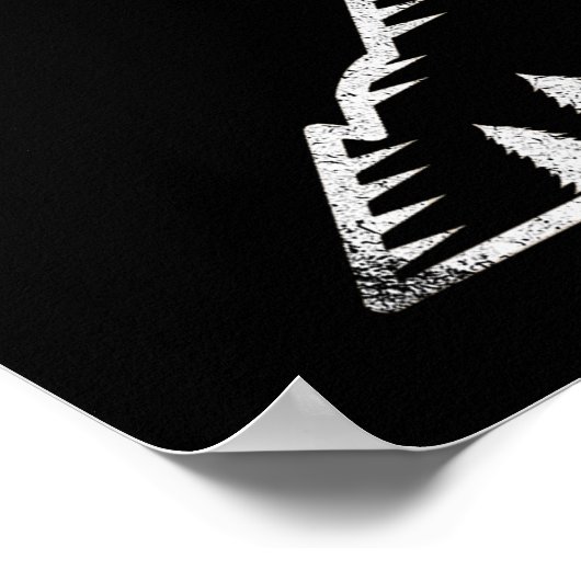 Warnung! Mai beginnen, über Geocaching zu sprechen Poster (Ecke)