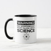 Warnung! Mai beginnt, über Wissenschaft zu spreche Tasse (Links)
