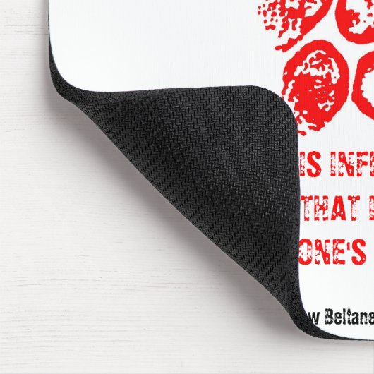 WARNUNG! MOUSEPAD (Ecke)