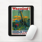 Warnung! Mousepad (Mit Mouse)