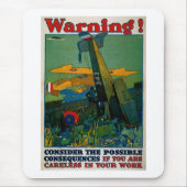Warnung! Mousepad (Vorne)
