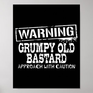 Warnung Mpy Alt Mit Vorsicht Annähern Lustig  Poster