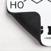 Warnung! MSG Innere (chemisches Molekül) Mousepad (Ecke)