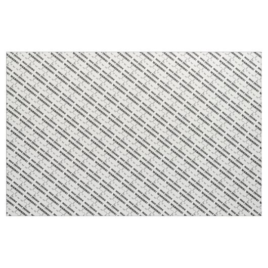 Warnung! MSG Inside Chemical Molecule Stoff (Yard (91,4 cm))