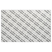 Warnung! MSG Inside Chemical Molecule Stoff (Fat Quarter (45,7 x 55,9 cm))