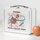 Warnung! Neuraler Schaltkreis innerhalb der Metall Brotdose (Beispiel)