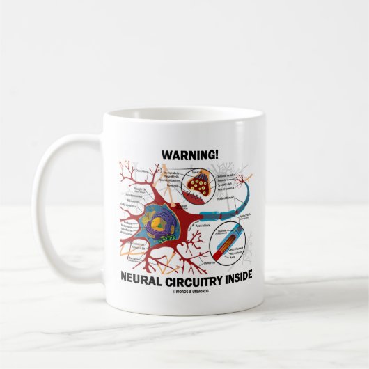 Warnung! Neurales Schaltkreis-Innere Kaffeetasse (Links)