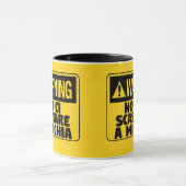 Warnung Non Ci Scassare a Minchia Funny Sizilian Tasse (Zentrum)