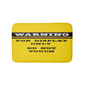 Warnung nur bei Anzeige keine Touch Badematte (Vorderseite)