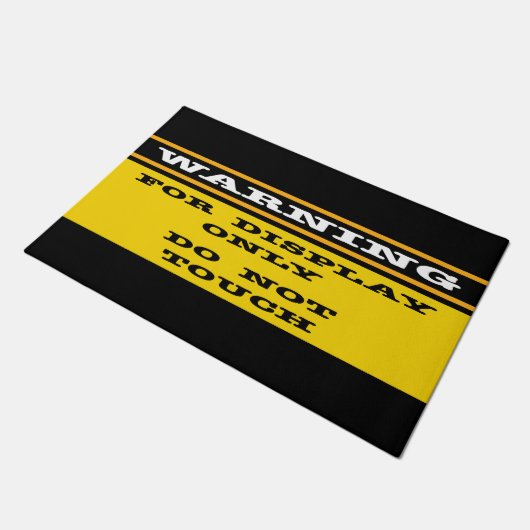 Warnung nur bei Anzeige keine Touch Fußmatte (Schrägansicht)