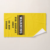 Warnung nur bei Anzeige keine Touch Handtuch (Handtuch)